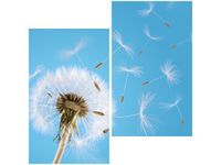 60X60CM ZDMUCHNIĘTE DWU OBRAZ ŚCIAN