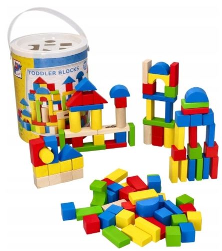 Klocki drewniane Kruzzel 100 el. na Arena.pl