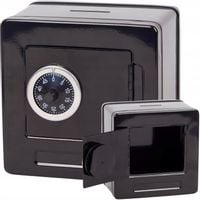 KASETKA METALOWA MINI SEJF NA ZAMEK SKARBONKA NA PIENIĄDZE SZYFR