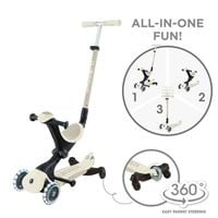 Hulajnoga z siedziskiem jeździk GO UP DELUXE LIGHTS ECOLOGIC 360 (697-566)