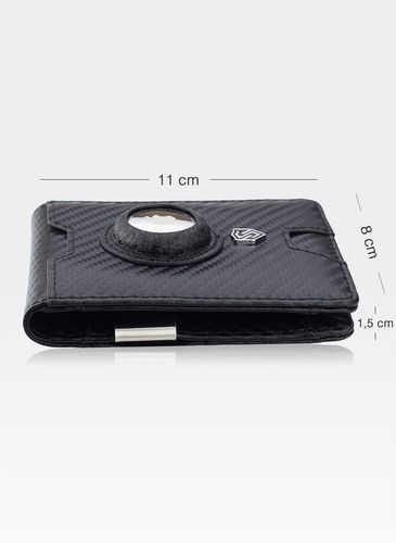 STEVENS Męski Portfel Skórzany Slim Klips RFID Na Karty Drobne AirTag Q3-W na Arena.pl