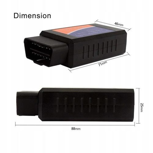 Interfejs diagnostyczny ELM327 WiFi OBD2 iPhone Android Adapter Windows na Arena.pl