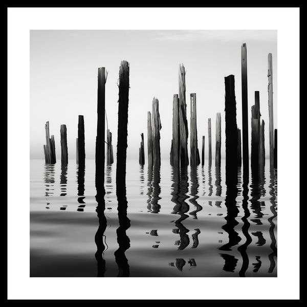 Plakat 50x50cm Refleksje Nad Wodą zdjęcie 3