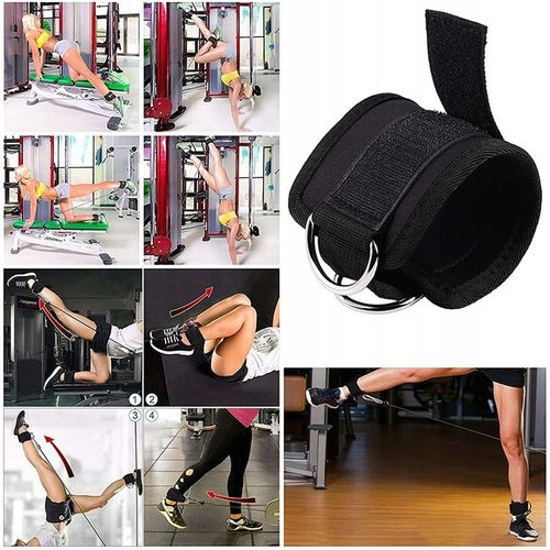 OPASKI TRENINGOWE NA KOSTKĘ KOSTKI SIŁOWNIĘ DO WYCIĄGU ATLASU ZESTAW 2 SZT na Arena.pl