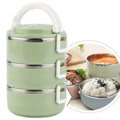 DUŻY TERMOS OBIADOWY POJEMNIK TERMICZNY LUNCHBOX NA ŻYWNOŚĆ ZUPĘ 3