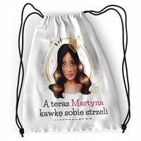 Plecak Dla Martyny Sportowy Szkolny Worek Torba Z Nadrukiem Ze Zdjęciem