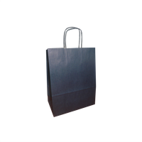Torba papierowa 25 x 11 x 32 cm, 100 szt granatowa AWIH