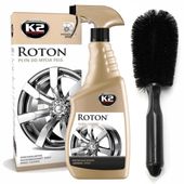 K2 ZESTAW ROTON Płyn do mycia felg, 700 ml + szczotka do felg