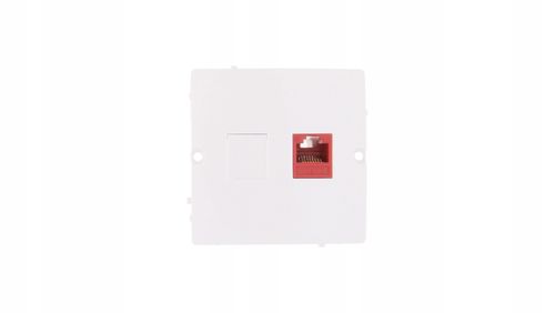 GNIAZDO KOMPUTEROWE 1x RJ45 5e SIMON BASIC BIAŁY na Arena.pl