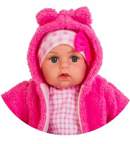 DUŻA LALKA BOBAS mówi śpiewa PL + smoczek + pampersy + butelki na Arena.pl