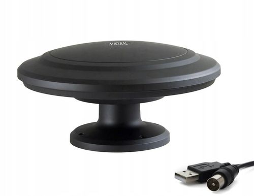 CYFROWA UNIWERSALNA MOBILNA ANTENA DVB-T/T2 BIAŁA na Arena.pl