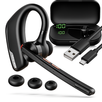 Słuchawka Bluetooth 5.2 dla Kierowcy Bezprzewodowa 24h CVC do Telefonu