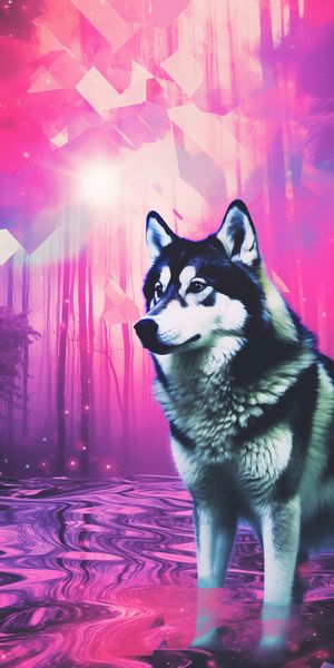 Plakat 50x100cm Wilczy Duch zdjęcie 1