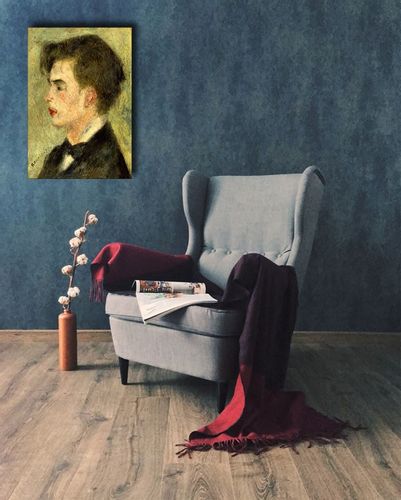 Georges Rivière, Auguste Renoir - obraz na płótnie 20x30 cm na Arena.pl