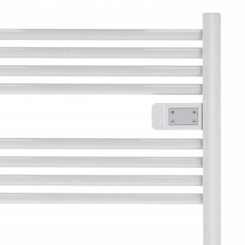GRZEJNIK ŁAZIENKOWY ELEKTRYCZNY drabinka programator termostat BIAŁY na Arena.pl