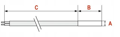 Czujnik temperatury Pt100 uniwersalny -50...400C na Arena.pl