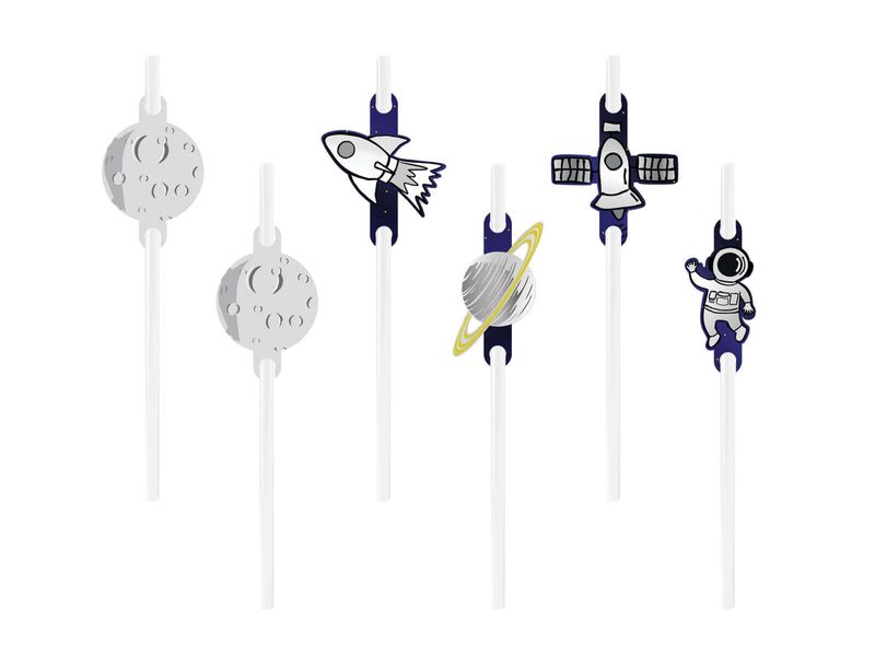 Słomki Kosmos, 6 szt. zdjęcie 1