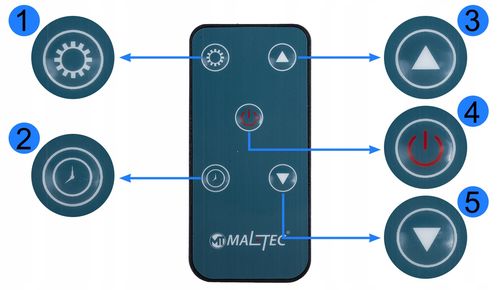Grzejnik elektryczny KONWEKTOROWY pilot SZKLANY front 2000W termostat WiFi na Arena.pl