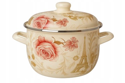 Zestaw garnków Zilner PREMIUM emaliowane 10 el. EIFFLA Garnki emaliowane na Arena.pl