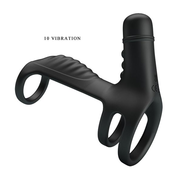 Pretty Love- Vibratingpenis Sling, 10 Vibration Functions zdjęcie 5