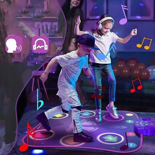 Elektryczny dywan do tańca dla dzieci ze światłami i pozytywką Bluetooth na Arena.pl