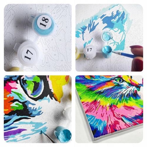 MALOWANIE PO NUMERACH Z RAMĄ Obrazy Do Malowania Po Numerach 40x50 ARTNAPI na Arena.pl