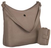 skórzana torebka damska w zestawie z portfelem - peterson