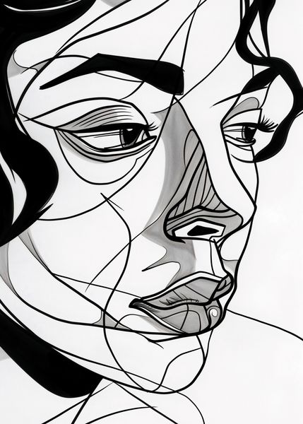 Plakat 25x35cm Portret Kobiecy zdjęcie 1