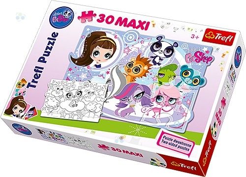 PUZZLE DWUSTRONNE LITTLEST PET SHOP 30 MAXI  CZ zdjęcie 11