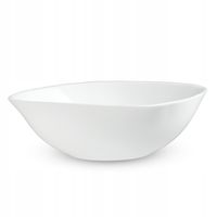 KADAX Salaterka Miska Szklana 19cm Przekąski Biała