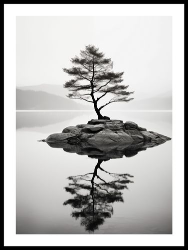 Plakat 39,5x55cm Samotne Drzewo na Arena.pl
