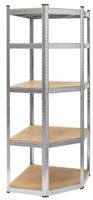 Regał Metalowy Magazynowy Narożny 5 Półek Garażowy 180X40X70Cm 875Kg Rebel