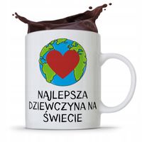 Kubek Prezent Dla Dziewczyny Najlepsza Na Świecie Z Nadrukiem Ze Zdjęciem