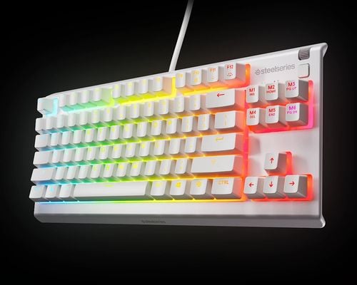 Klawiatura STEELSERIES Apex 3 TKL Biały na Arena.pl