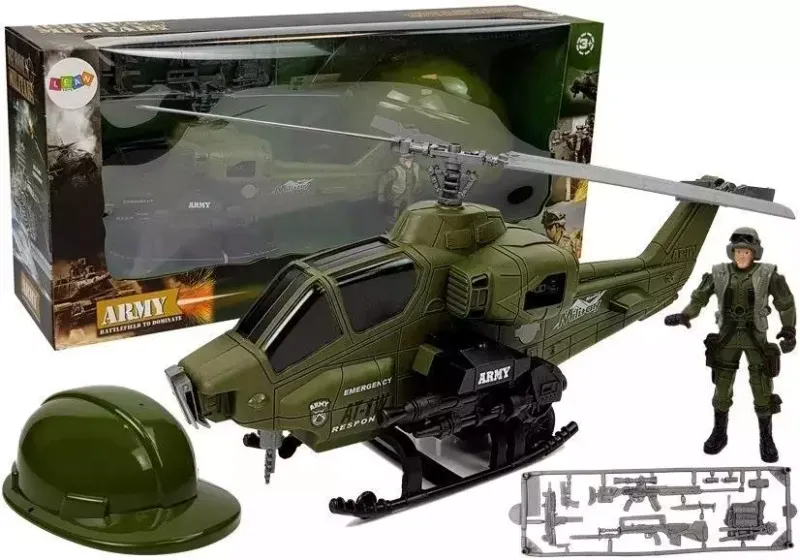 Wojskowy helikopter hełm żołnierz zdjęcie 1