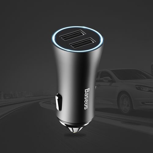 ŁADOWARKA SAMOCHODOWA BASEUS 4.8  2X USB na Arena.pl