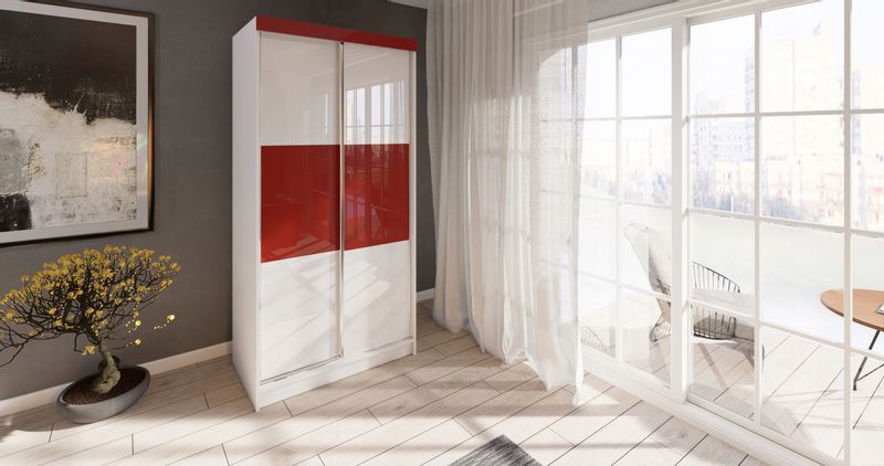 Szafa Dwudrzwiowa PARIS 100 cm zdjęcie 3