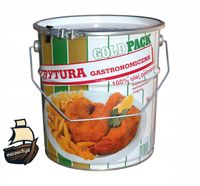 GOLDPACK Frytura gastronomiczna 5 l - Olej Palmowy Rafinowany 100%