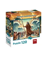 Puzzle 120 Elementów. Mojżesz Rozdziela Morze