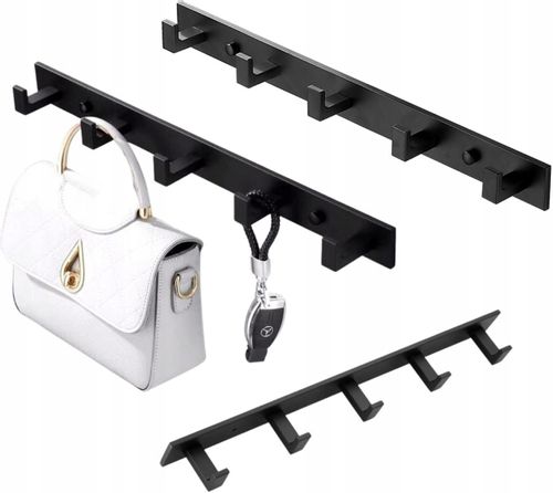 Panel Wieszak Haczyki Mocny Czarny na Arena.pl