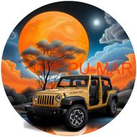 Opłatek na tort Jeep Terenówka Cherokee Tekst Gratis Urodziny 18 30 40 50