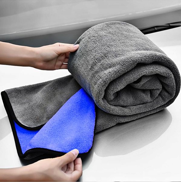 PUSZYSTY RĘCZNIK DO OSUSZANIA AUTA LAKIERU 90x60 Z MIKROFIBRY GRUBY CHŁONNY zdjęcie 7