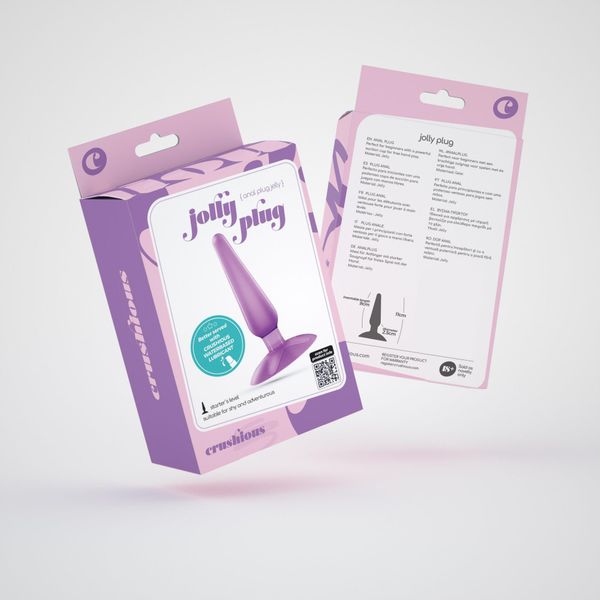 Crushious Jolly Plug Anal Plug Lilac zdjęcie 5