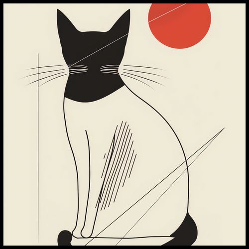 Plakat 70x70cm Czerwony Krąg na Arena.pl