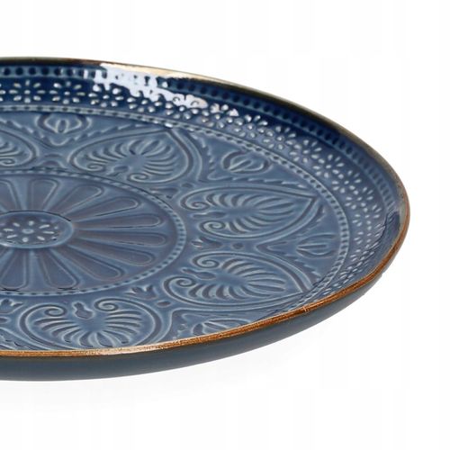 Talerz INDIE obiadowy granatowy 27 cm na Arena.pl