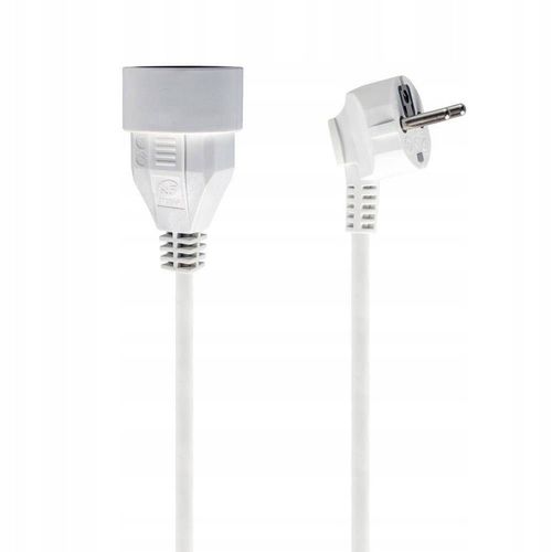 PRZEDŁUŻACZ SIECIOWY AGD MOCNY POJEDYŃCZY KABEL ELEKTRYCZNY 1 GNIAZDO 5 M na Arena.pl