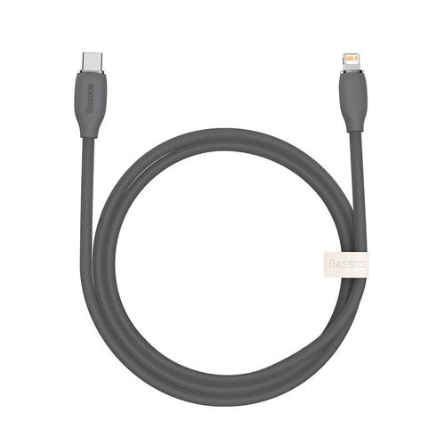 Kabel Baseus Jelly USB-C do Lightning 20W Szybkie Ładowanie 1.2m Czarny na Arena.pl