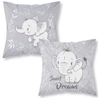 Poszewka Na Poduszkę 40X40 Słonie 3954B