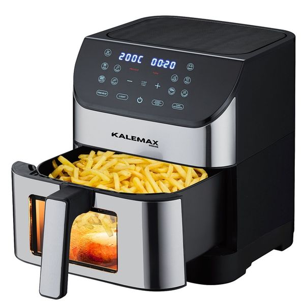 FRYTKOWNICA BEZTŁUSZCZOWA AIR FRYER FRYTOWNICA DUŻA 8L 1800W DUŻA MISA zdjęcie 1