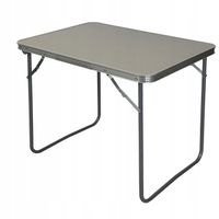 STÓŁ KEMPINGOWY SKŁADANY TURYSTYCZNY ALUMINIOWY STOLIK SC1000 SZARY